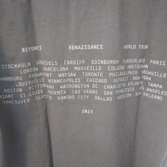 Beyoncé  Men's Size Small Official Renaissance World Tour T-Shirt Cowboy NEW - Picture 8 of 8